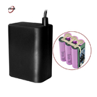 7.4V 18650 Rechargeable Battery Pack 2S3P 7800mAh With Rubber Case Waterproof